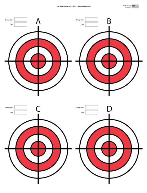 Printable Paper Targets For Shooting Range - Get What You Need For Free