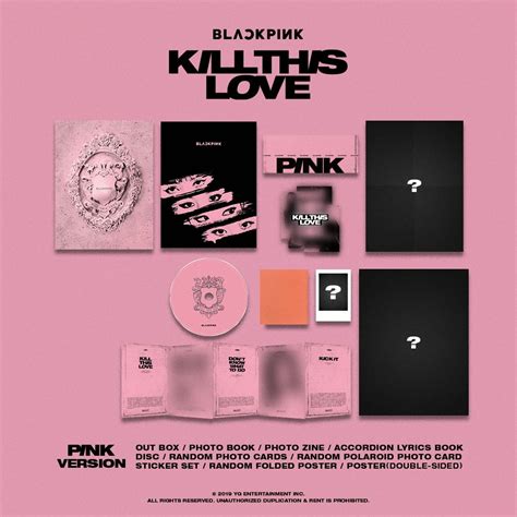 YG Entertainment Rilis Penampakan Album Fisik Terbaru BLACKPINK ''Kill ...