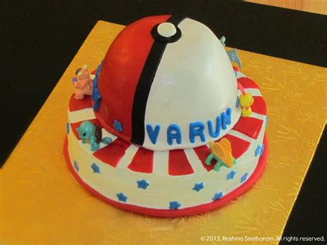 Pokemon ball cake