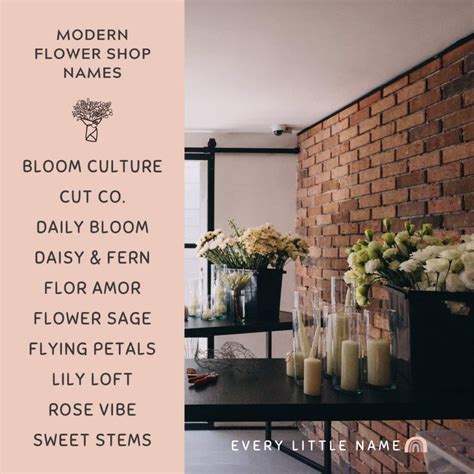 150+ Best Flower Shop Names (Cute, Creative, and Clever) - Every Little ...