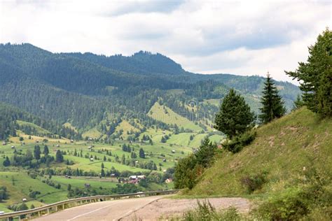 Vatra Dornei Landscape stock image. Image of montana - 61857683