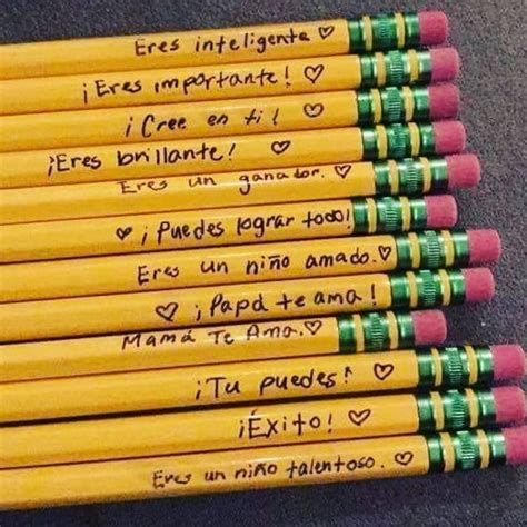 Sorprende a tus alumnos con estas frases motivadoras para sus lápices - Imagenes Educativas # ...