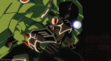 Mecha Gifs Galore! • Unicorn Gundam Rushes the Kshatriya