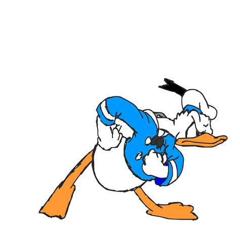 Donald Duck Walking Gif