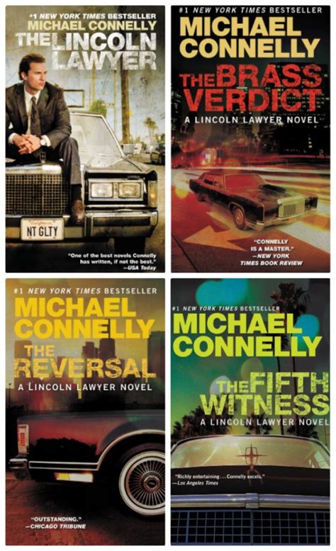 Eight Bookcases: The Lincoln Lawyer Series, by Michael Connelly