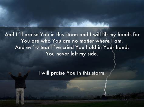 Praise you in this storm by Johannes Seibold