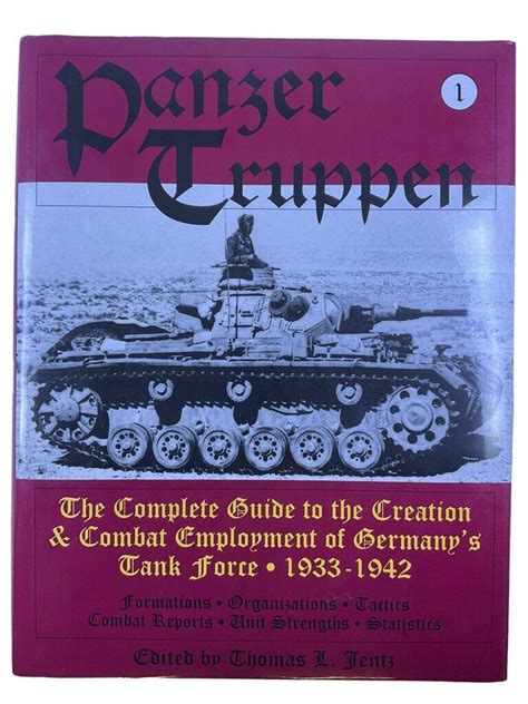 WW2 German Panzer Truppen Volume 1 Hard Cover Reference Book - Military Antiques Toronto