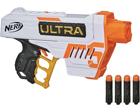 NERF Ultra Five Blaster Set With 4 NERF Ultra Darts & 4-Dart Internal ...