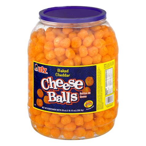 Utz Baked Cheddar Cheese Balls, 28 Oz. - Walmart.com - Walmart.com