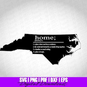 North Carolina SVG, North Carolina SVG File, Instant Download, North ...