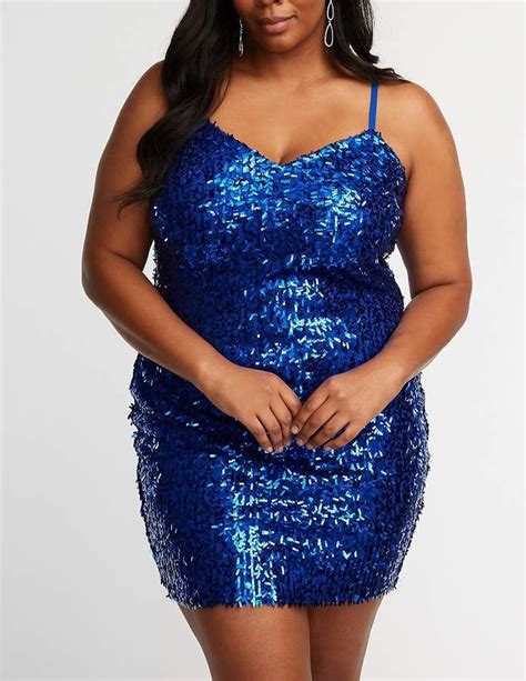 Charlotte Russe Plus Size Sequin Bodycon Dress | Plus size sparkly ...