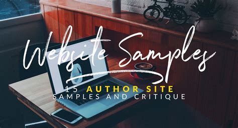 15 author website examples and critique – Creativindie | Author ...