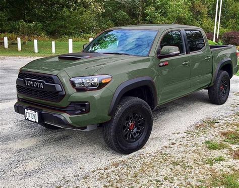 2020 Toyota Tacoma TRD Pro Army Green - Today Pin | Tacoma truck ...