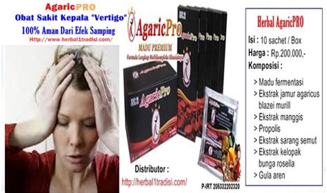 Jual Obat Sakit Kepala Vertigo Ampuh Dan Alami - Herbal AgaricPRO di ...