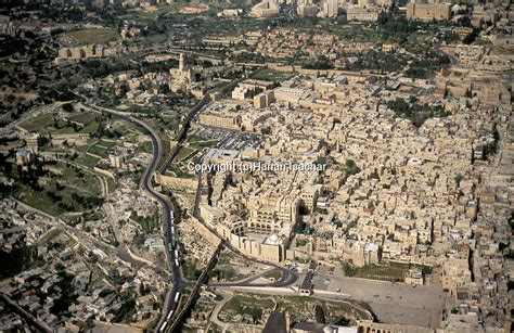 An aerial view of Jerusalem Old City and Mount Zion | Hanan Isachar ...