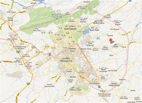 Capital Smart City Islamabad Map