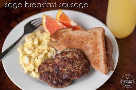 Sage Breakfast Sausage - Self Proclaimed Foodie