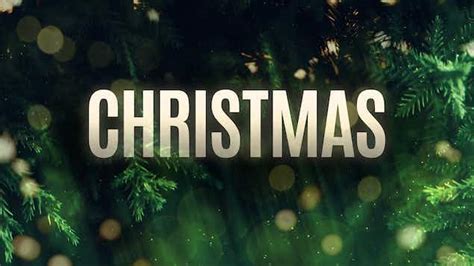 Christmas Evergreen Lights Festive Scenes | Church Motion Graphics