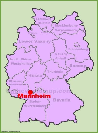 Mannheim Maps | Germany | Maps of Mannheim