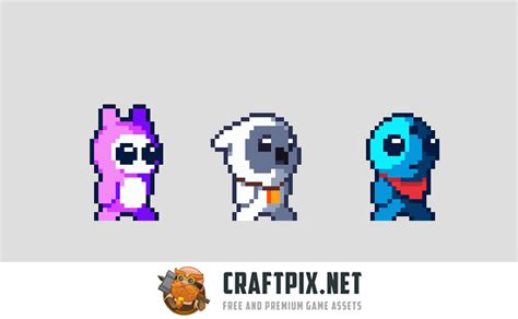 Free Pixel Art Tiny Hero Sprites - CraftPix.net