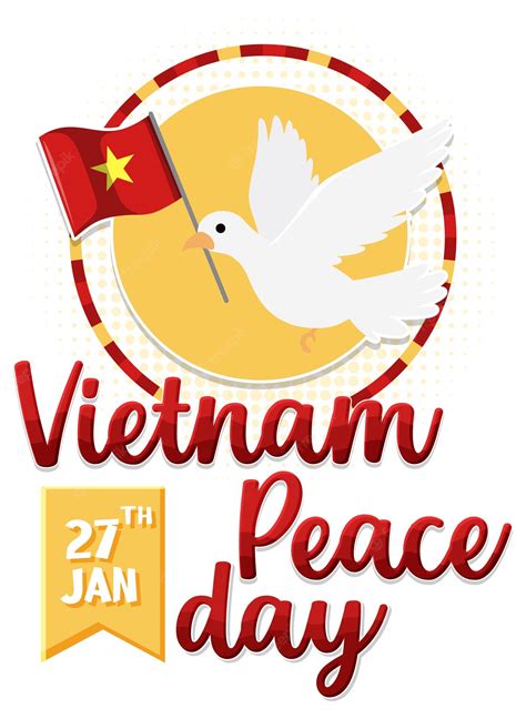 Premium Vector | Vietnam peace day banner