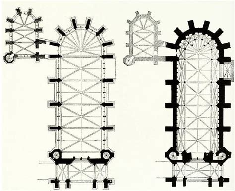 Sainte-Chapelle, built 1242-1248 : floor plans of the upper chapel and the lower chapel. | Saint ...