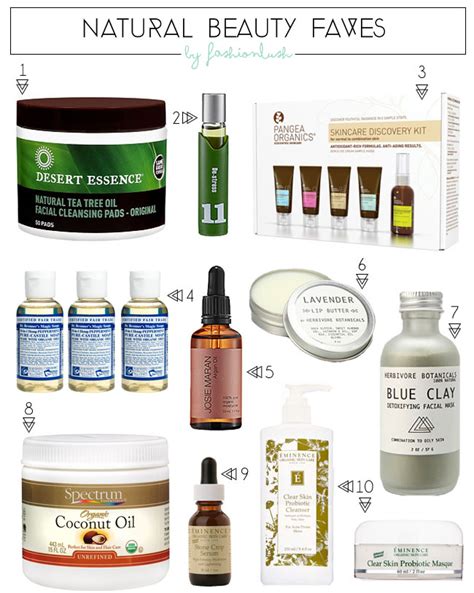 Top 10 Natural Beauty Products