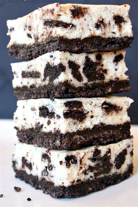 Cookies and Cream Cheesecake Bars - Recipe Girl