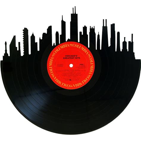 Chicago Skyline Vinyl Record Art – Records Redone