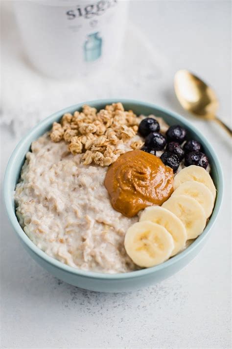 Greek Yogurt Oatmeal - Eating Bird Food