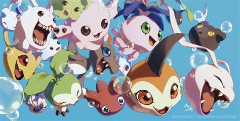 Digimon baby forms [Art by @Map1o] : digimon