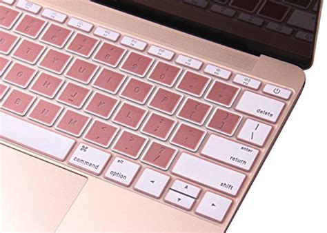 Rose Gold Keyboard Cover for 2018 2017 2016 Release MacBook Pro 13 Inch ...