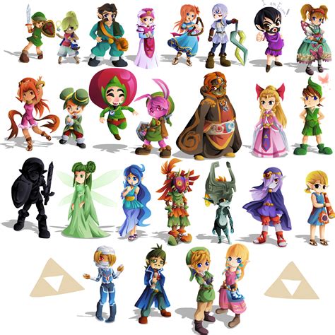 Download Zelda Characters PNG Image with No Background - PNGkey.com