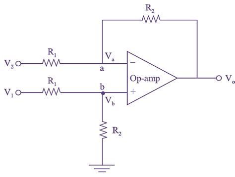 What is Differential Amplifier using Op-Amp? Circuit Diagram ...