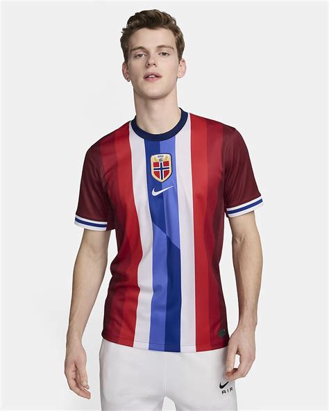 Norway (Men's Team) 2024/25 Stadium Home Men's Nike Dri-FIT Soccer Replica Jersey. Nike.com