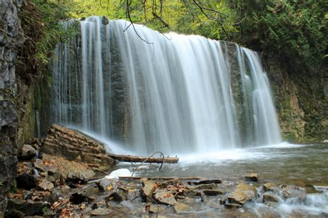 Hoggs Falls on the Boyne River Near Flesherton, Ontario