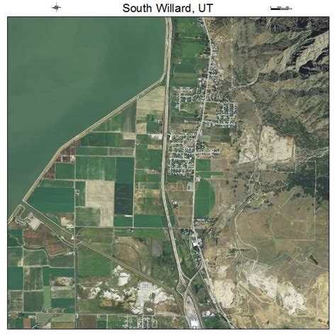 Aerial Photography Map of South Willard, UT Utah