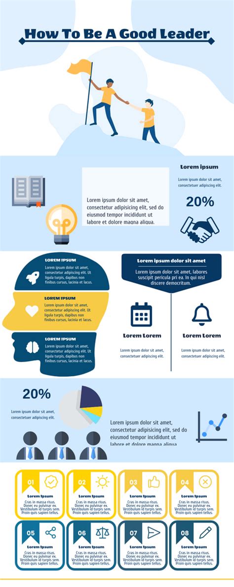 Qualities Of A Good Leader Infographic | Infographic Template