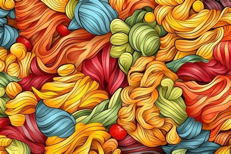 Pasta art backgrounds pattern. | Premium Photo Illustration - rawpixel