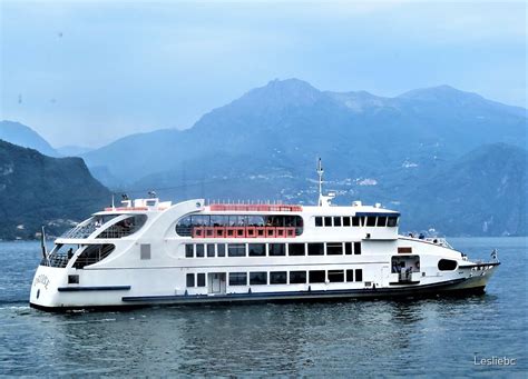 "Ferry on Lake Como, Italy" by Lesliebc | Redbubble