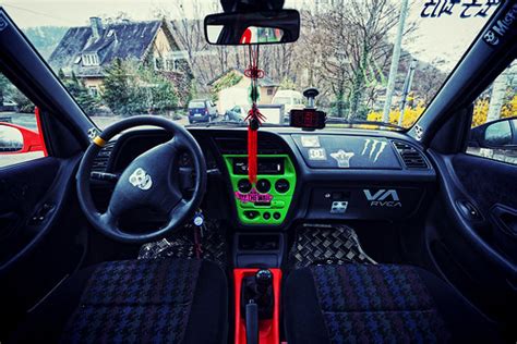 Car interior shot | Peugeot 306 Custom painting and stickers… | Flickr