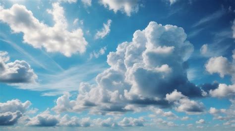 Premium Photo | Realistic Cloudy Day Sky Background Daylight Blue Sky With Clouds Sunny Day Sky ...