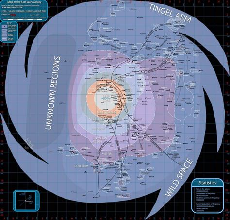 A map of the Star Wars Galaxy : coolguides