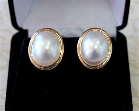 Earrings – Tagged "Stone_Mabe Pearl" – Fancy Flea Antiques