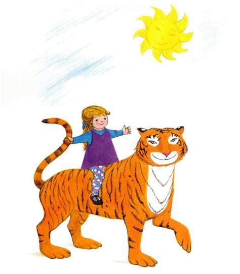 Reading Dangerously - The Tiger Who Came to Tea | Children's book illustration, Tea art, Tiger