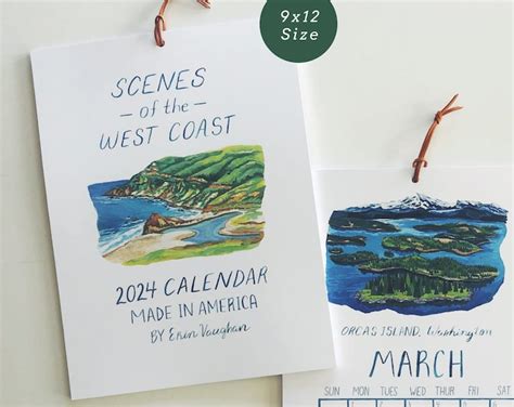 2024 Scenes of the West Coast CALENDAR - Etsy