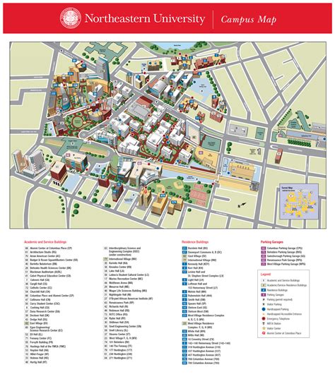 Northeastern Campus Map - Anthony Martinelli