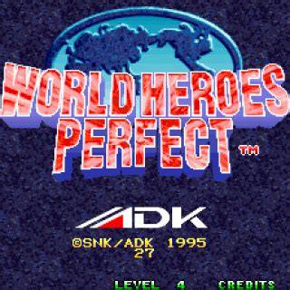 World Heroes Perfect Characters - Giant Bomb