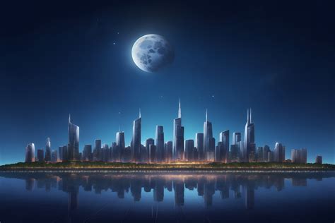 Cityscape Night Background Graphic by mimishop · Creative Fabrica