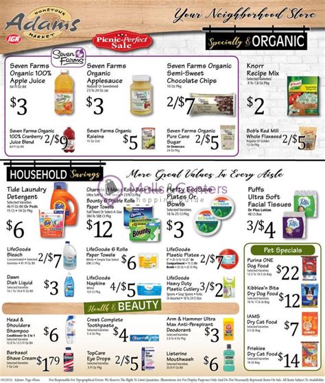 Adams hometown market Weekly Ad - sales & flyers specials - MallsCenters